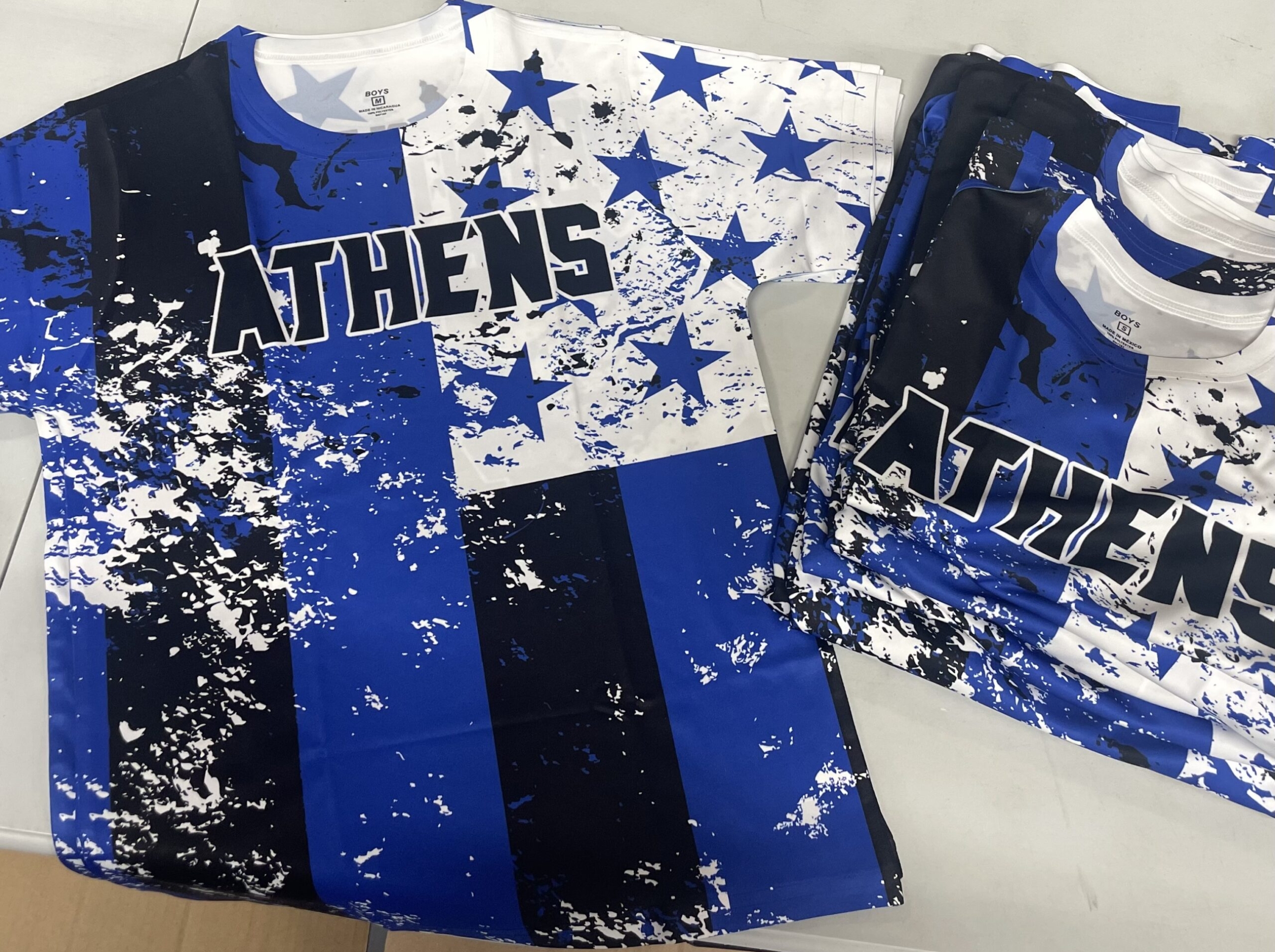 Athens Flash Sublimated Shirts